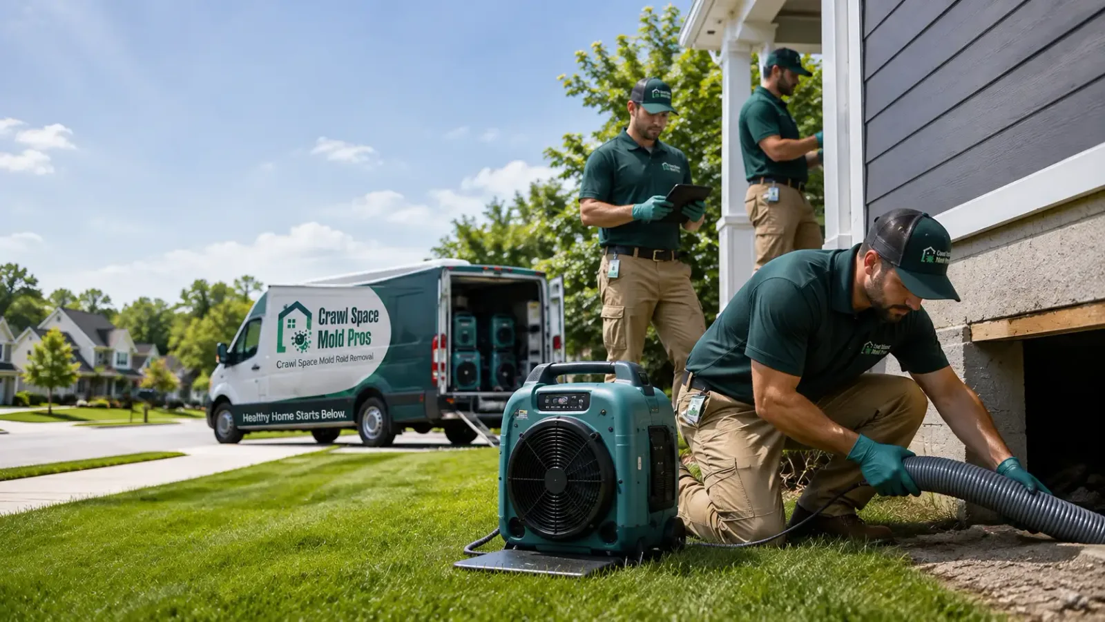 Crawl Space Mold Removal in Pacific, WA